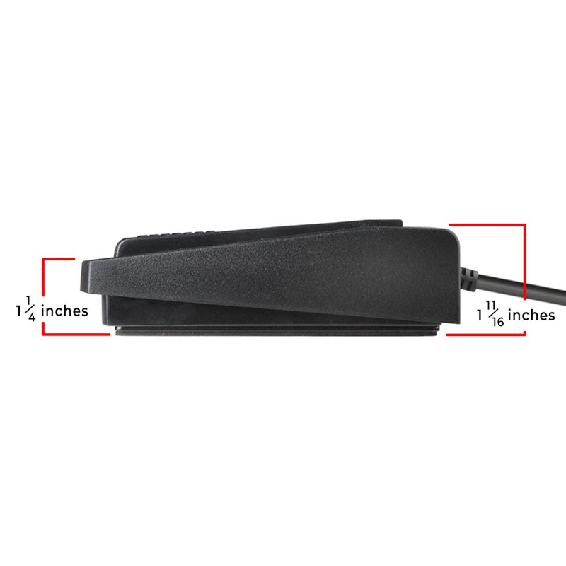 ECS USB Transcription Foot Pedal, Case Catalyst, Audio File Controller - Image 5